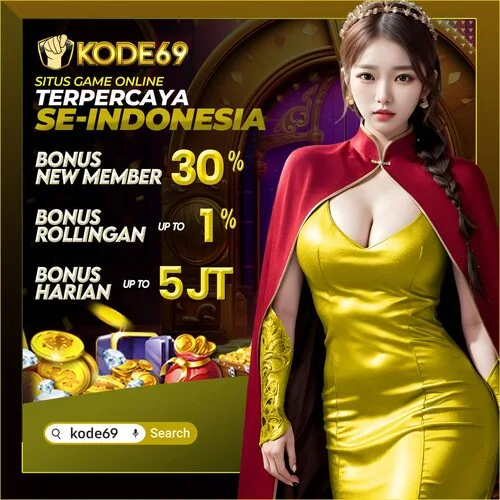 KODE69 - Situs Slot Game Online Resmi Banjir Bonus Hingga Jutaan Rupiah Terbaik